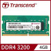 Transcend JetRAM 8GB DDR4 3200Mhz SO-DIMM Laptop RAM